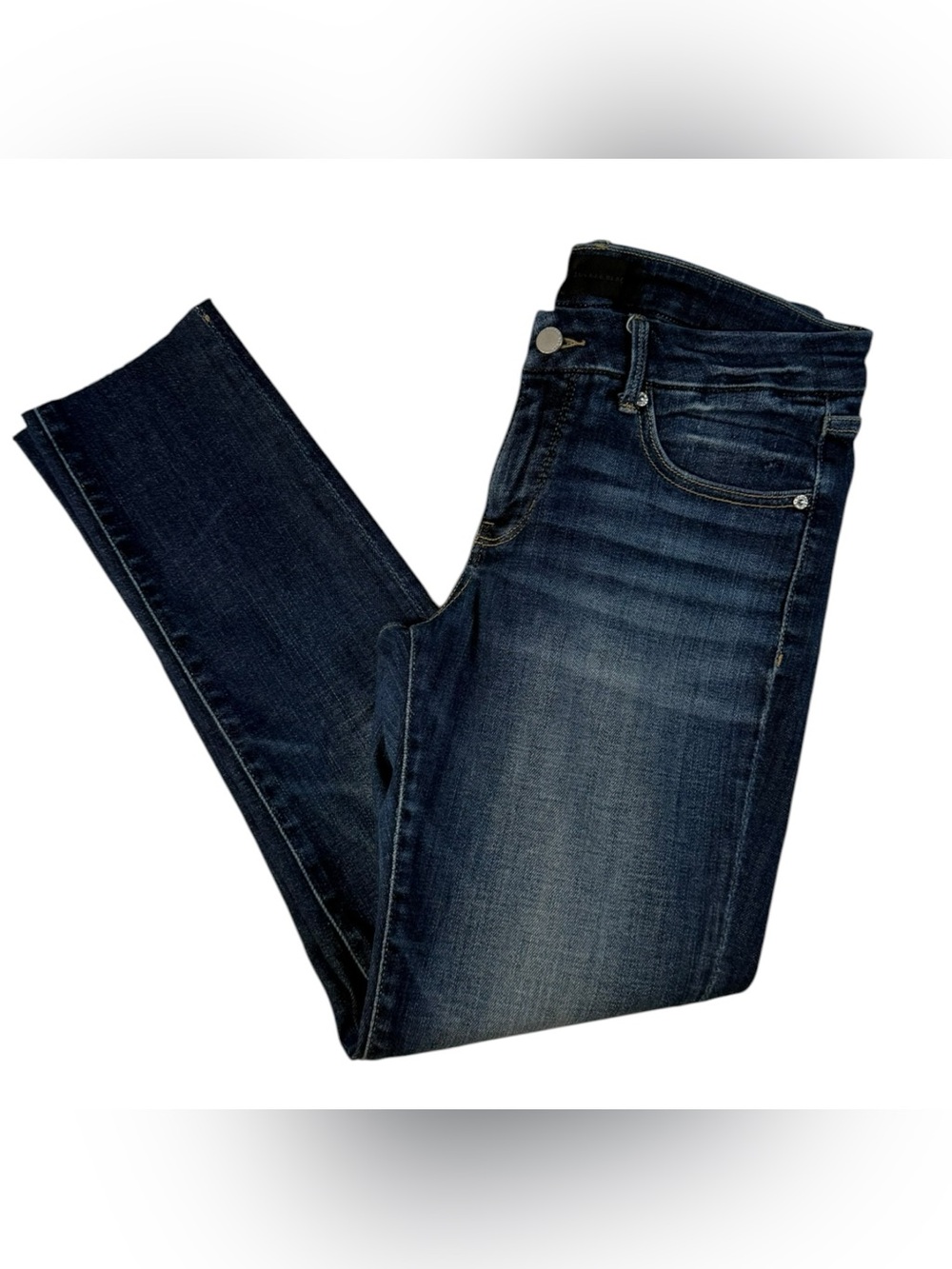 BKE Buckle Black Skinny Jeans Womens 28x29 Medium Wash Stretch Denim Mid Rise